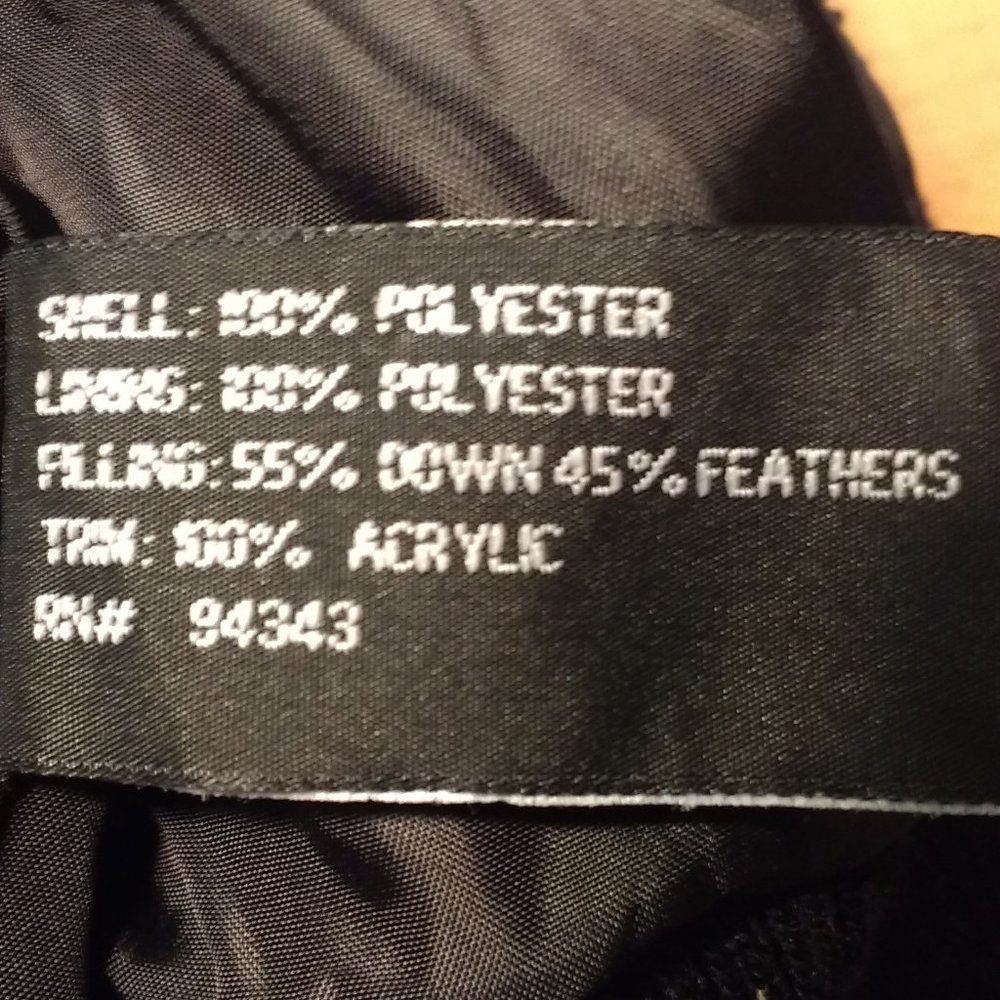CoffeeShop Down Sleeveless Down Puffer Jacket/Coat - Picture 4 of 5